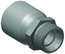 1D273-25-12 Male Metric 24 Straight High Pressure S 70Series 1