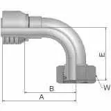 Parker Female Metric L - Swivel - (24° Cone With O-Ring) 90° Elbow- 1Cf48 Series 1