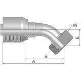 Parker High Pressure Parkrimp No-Skive Fittings 10C70168 Series 1