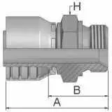 Parker Male Bsp Parallel Pipe - Rigid - (60° Cone) Straight - 1D948-16-16 1
