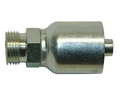 Parker Male Metric S - Rigid - (24° Cone) Straight - 1D270 Series 1