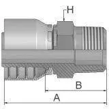 Parker Medium Pressure Parkrimp No-Skive Fittings - 48 Series - 10148-8-8 1