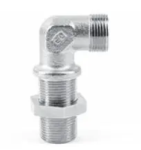 Parker Wsv Bulkhead Elbow Din Fittings - Eo 24° Cone End (Connection)-  Wsv28lomdcf 1