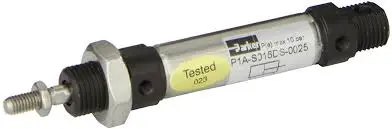 Parker Pneumatic Roundline Cylinder 16Mm Bore, 25Mm Stroke, P1a Series, Double Acting - P1a-S016ds-0025 1