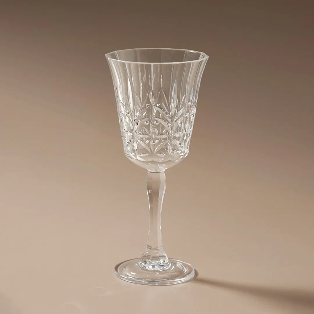 Pavilion Acrylic Wine Glass Clear 1
