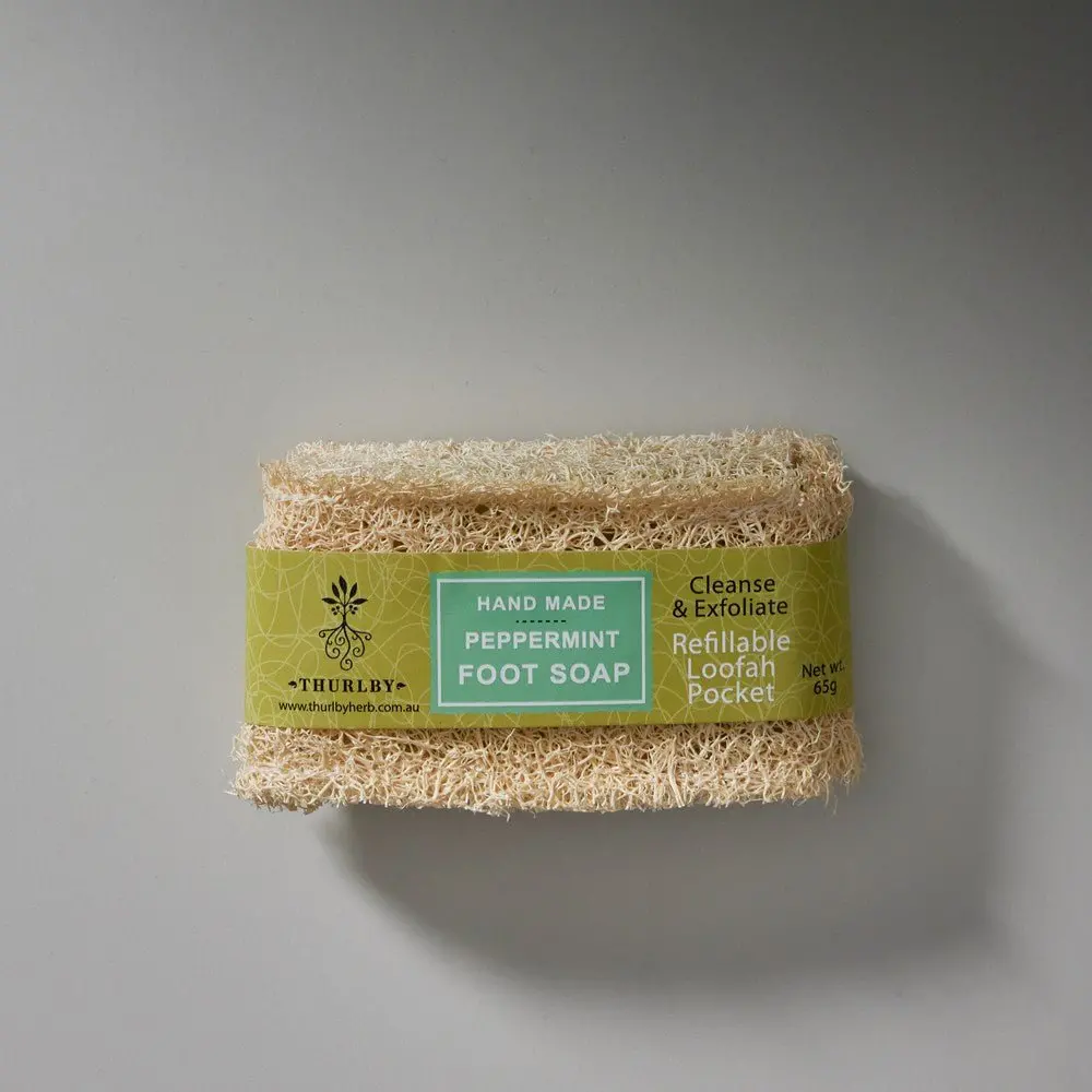Peppermint Loofah Foot Soap 1