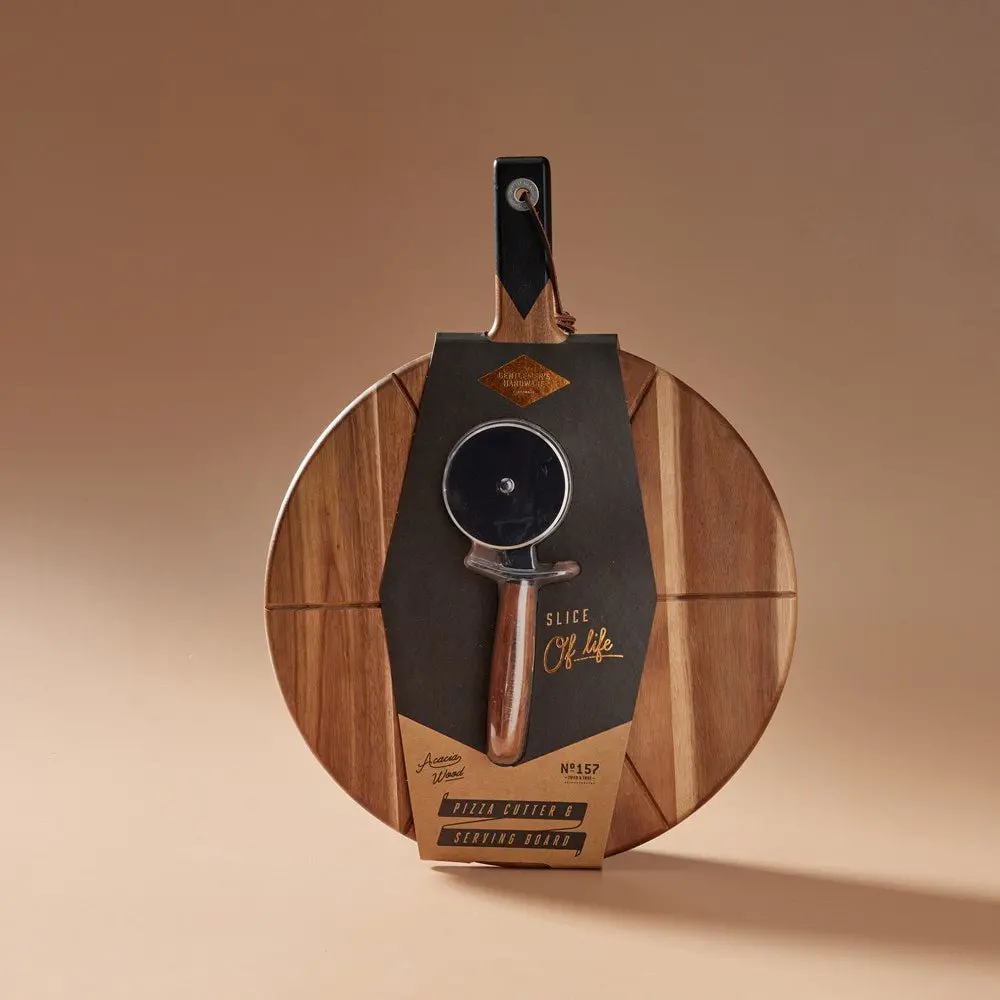 Pizza Cutter & Serving Board 1