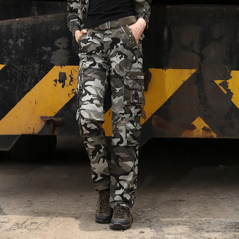 Free Army Brand Cotton Military Casual Womens Pants Winter Fashion Overalls Camouflage Ladies Loose Mid Waist Trousers Gk-929B 1