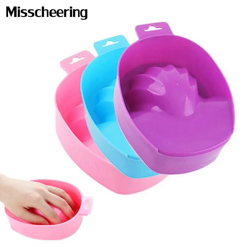 1Pcs Nail Art Hand Wash Remover Soak Bowl Diy Salon Nail Spa Bath Treatment Manicure Tools 1