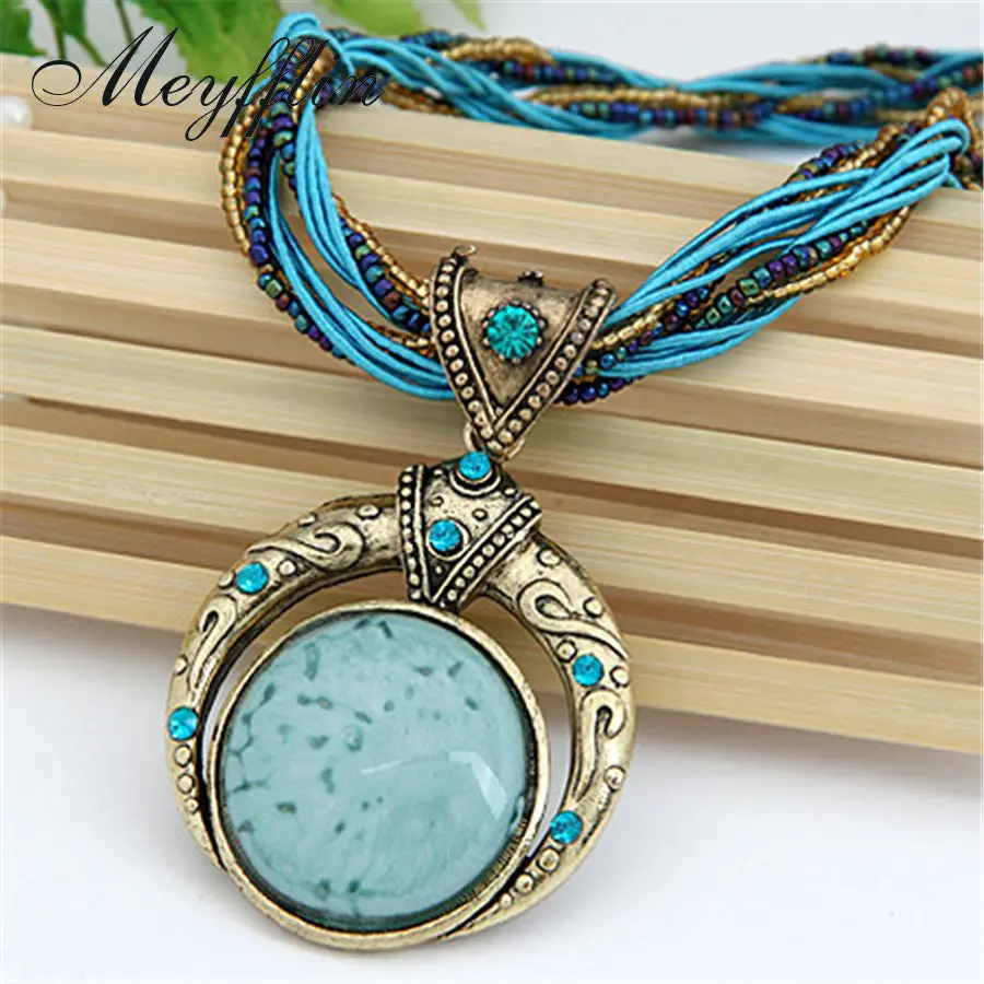 Collier Femme Women Pendant Accessories Vintage Statement Necklaces & Pendants Collar Mujer Boho Bohemian Colar Jewelry Bijoux 1