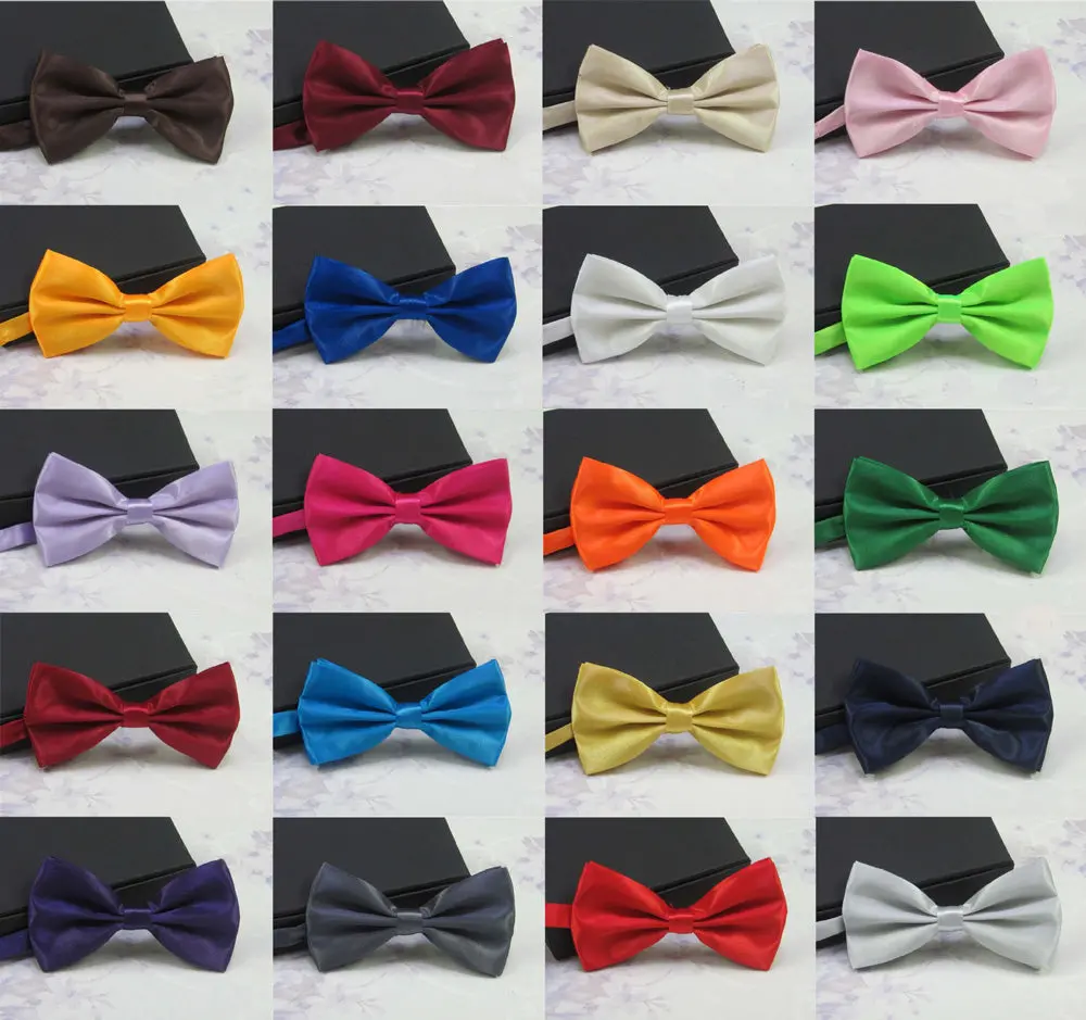 2017 Men's Ties Fashion Tuxedo Classic Mixed Solid Color Butterfly Tie Wedding Party Bowtie Bow Tie Ties For Men Gravata Ld8006 1