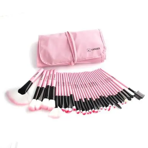 Vander 32Pcs Set Professional Makeup Brush Foundation Eye Shadows Lipsticks Powder Make Up Brushes Tools W/ Bag Pincel Maquiagem 6