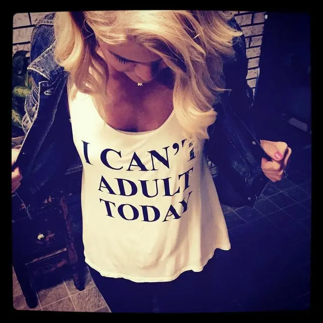 Vest Tops Letter Printed Tank Top 3
