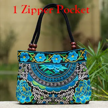 2016 Vintage National Ethnic Embroidery Bags Indian Boho Embroidered Shoulder Bag Brand Bags Logo Handbags Women Sac A Dos Femme 16