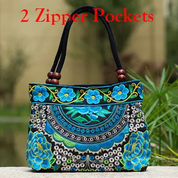 2016 Vintage National Ethnic Embroidery Bags Indian Boho Embroidered Shoulder Bag Brand Bags Logo Handbags Women Sac A Dos Femme 29
