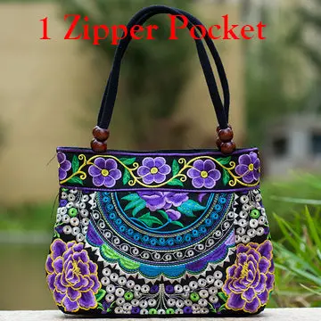 2016 Vintage National Ethnic Embroidery Bags Indian Boho Embroidered Shoulder Bag Brand Bags Logo Handbags Women Sac A Dos Femme 10
