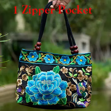 2016 Vintage National Ethnic Embroidery Bags Indian Boho Embroidered Shoulder Bag Brand Bags Logo Handbags Women Sac A Dos Femme 11