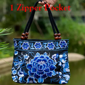 2016 Vintage National Ethnic Embroidery Bags Indian Boho Embroidered Shoulder Bag Brand Bags Logo Handbags Women Sac A Dos Femme 14
