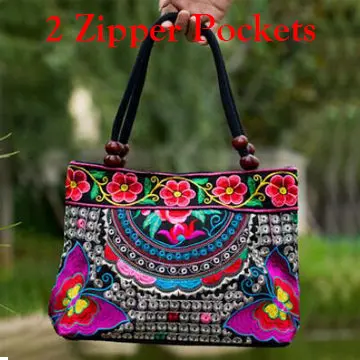 2016 Vintage National Ethnic Embroidery Bags Indian Boho Embroidered Shoulder Bag Brand Bags Logo Handbags Women Sac A Dos Femme 24
