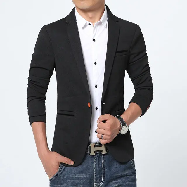 Premium Slim-Fit Men's Blazer