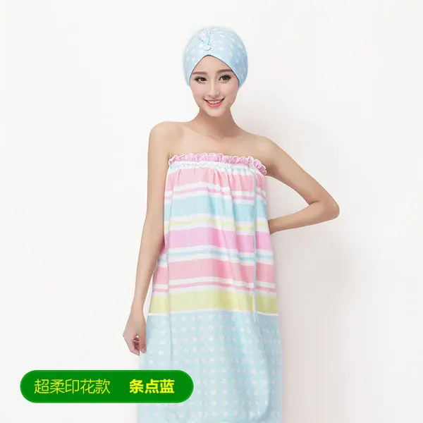 New 2016 Fashion Toalha De Banho Microfiber Magic Bath Towel Solid Dressing Gown Women Spa Wrap Female Towesl Bathroom 6