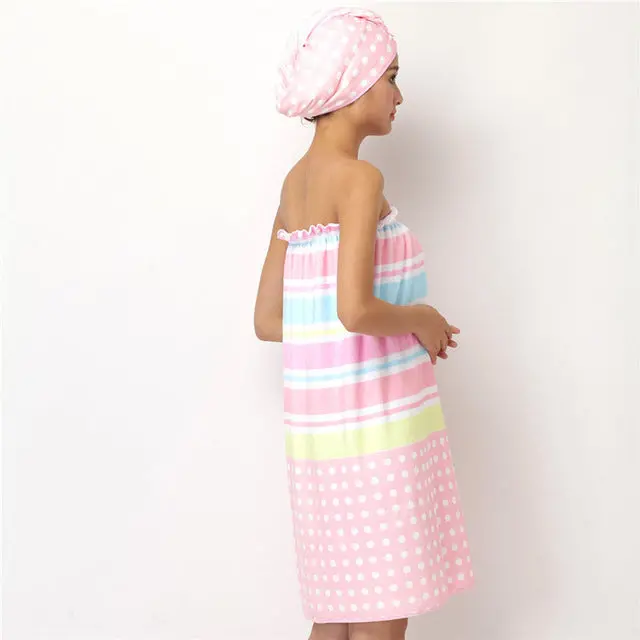 New 2016 Fashion Toalha De Banho Microfiber Magic Bath Towel Solid Dressing Gown Women Spa Wrap Female Towesl Bathroom 4