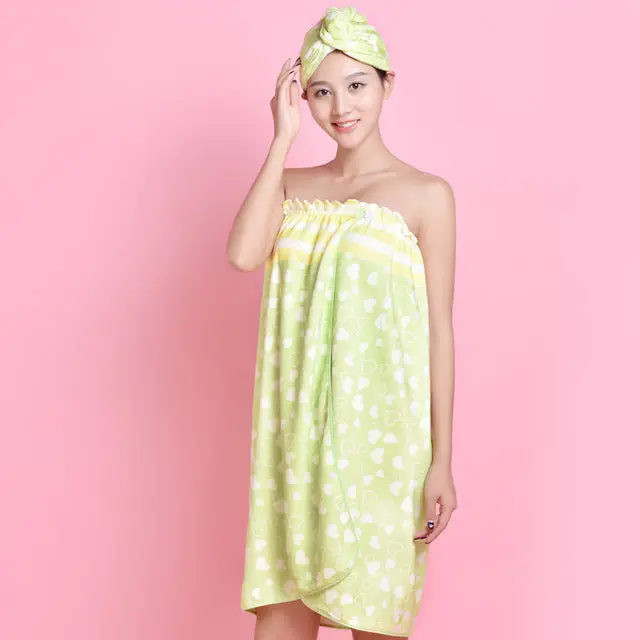 New 2016 Fashion Toalha De Banho Microfiber Magic Bath Towel Solid Dressing Gown Women Spa Wrap Female Towesl Bathroom 6