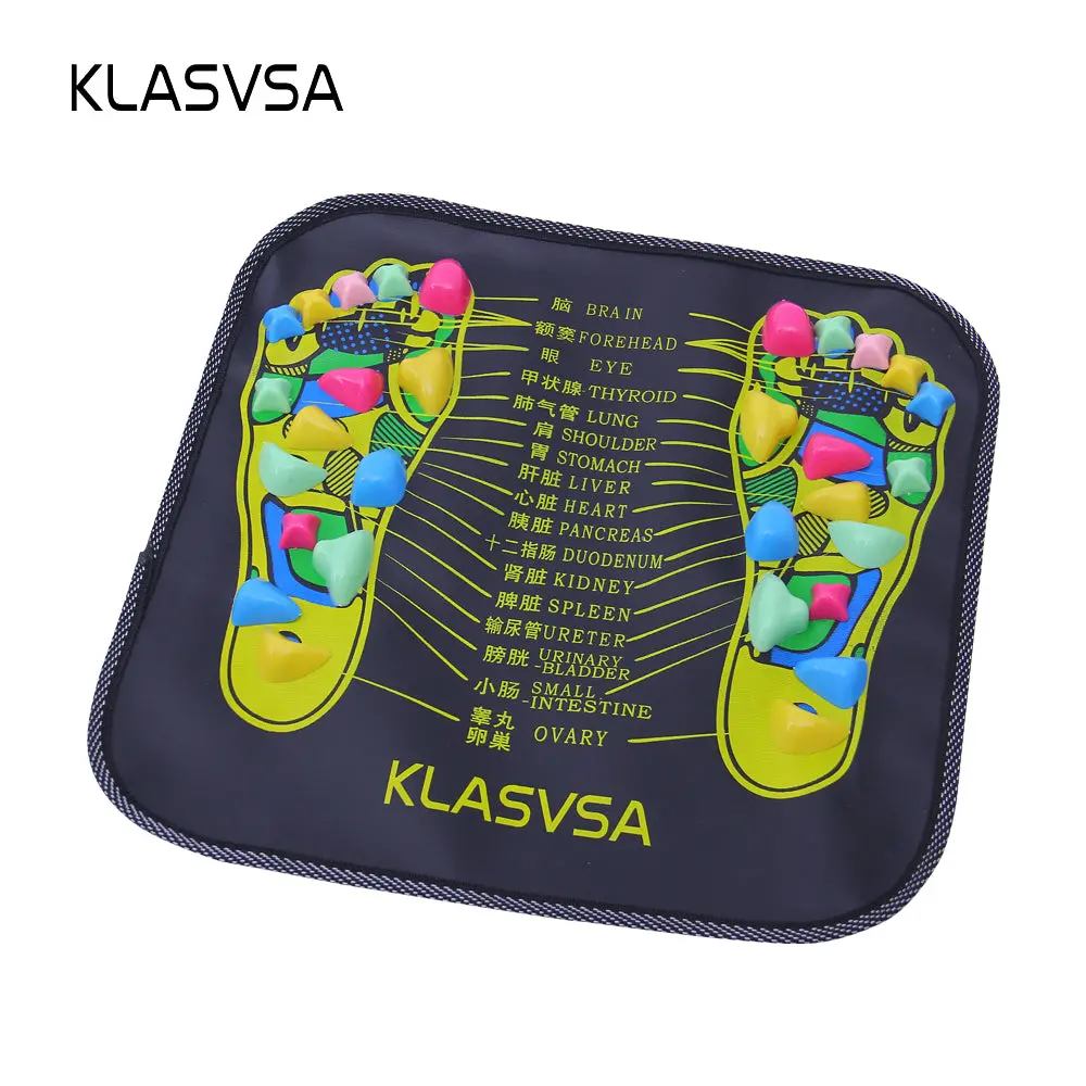 Klasvsa Reflexology Walk Stone Foot Leg Pain Relieve Relief Walk Massager Mat Health Care Acupressure Mat Pad Massageador 1