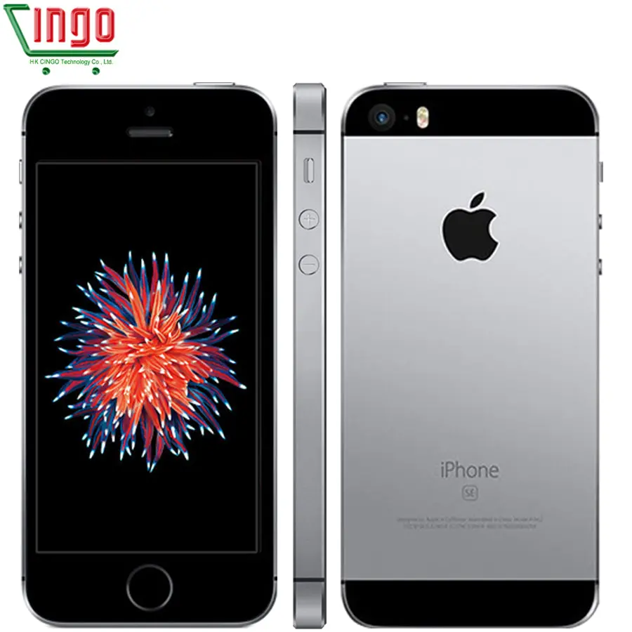 Apple Iphone Se Dual Core Cell Phones 12Mp Ios Fingerprint Touch Id  2Gb Ram 16/64Gb Rom 4G Lte Refurbished Iphone Se 1