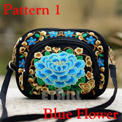 Boho Ethnic Embroidery Bag Hmong Handmade Embroidered Canvas Shoulder Messenger Bags Small Brand Crossbody Bags Sac A Dos Femme 8