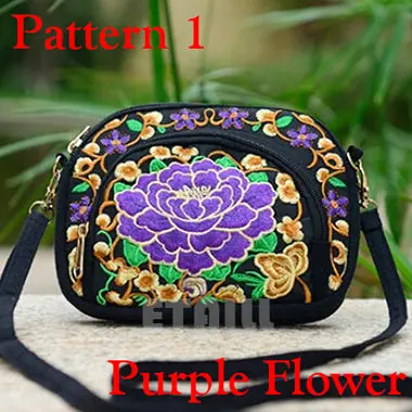 Boho Ethnic Embroidery Bag Hmong Handmade Embroidered Canvas Shoulder Messenger Bags Small Brand Crossbody Bags Sac A Dos Femme 3
