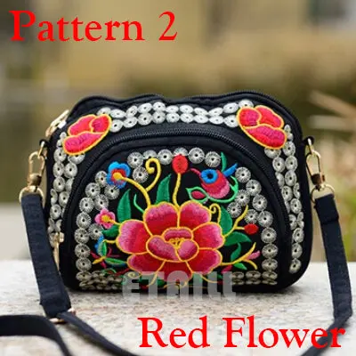 Boho Ethnic Embroidery Bag Hmong Handmade Embroidered Canvas Shoulder Messenger Bags Small Brand Crossbody Bags Sac A Dos Femme 4