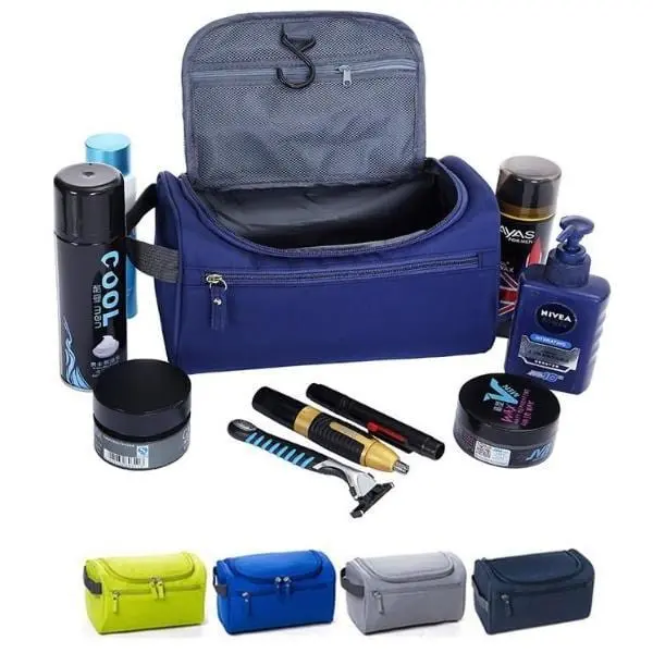 New Waterproof Men Hanging Makeup Bag Nylon Travel Organizer Cosmetic Bag For Women Necessaries Make Up Case Wash Toiletry Bag 1