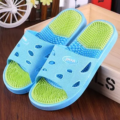 Men's Soft Indoor Massage Slippers – Non-Slip Home, Bathroom & Beach Casual Flats – H191 Size 35 - Image 4