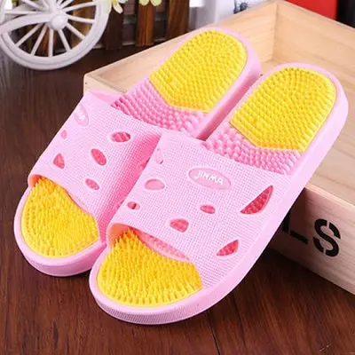 Men's Soft Indoor Massage Slippers – Non-Slip Home, Bathroom & Beach Casual Flats – H191 Size 35 - Image 3