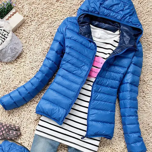 New 2017 Fashion Ladies Down Short Design Coat Winter Cotton-Padded Jacket Women Slim Solid Zipper Outerwear Df-081 6