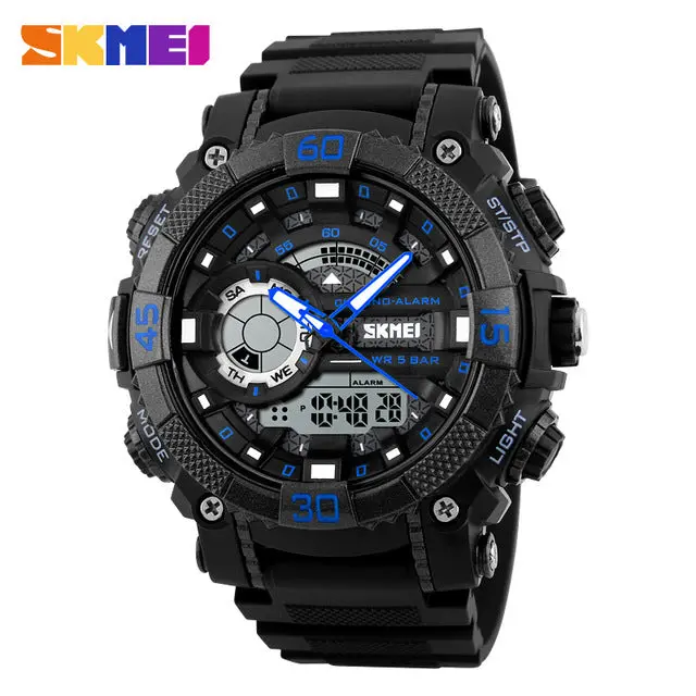 Mens Watches Top Brand Luxury Men Military Watches Led Digital Analog Quartz Watch Sports Wrist Watch Waterproof Relogio Clock 1