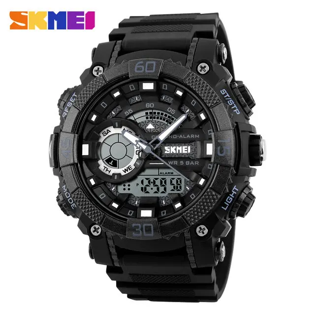 Mens Watches Top Brand Luxury Men Military Watches Led Digital Analog Quartz Watch Sports Wrist Watch Waterproof Relogio Clock 2