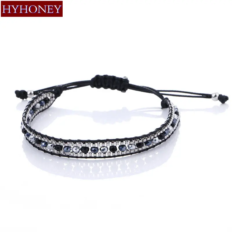 2017 New Trendy Handmade Brand Bracelet Beads Braided Strand Woven Charm Ethnic Boho Bracelets & Bangles For Men Women Jewelry 1