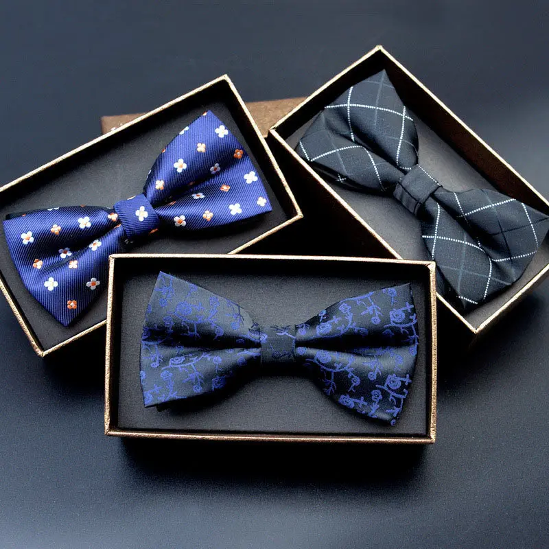 Men Bow Ties 2017 Newest Polyester Bow Tie Brand Male Polka Dot Bowtie Necktie Business Wedding Men Neckties Gravata Borboleta 1