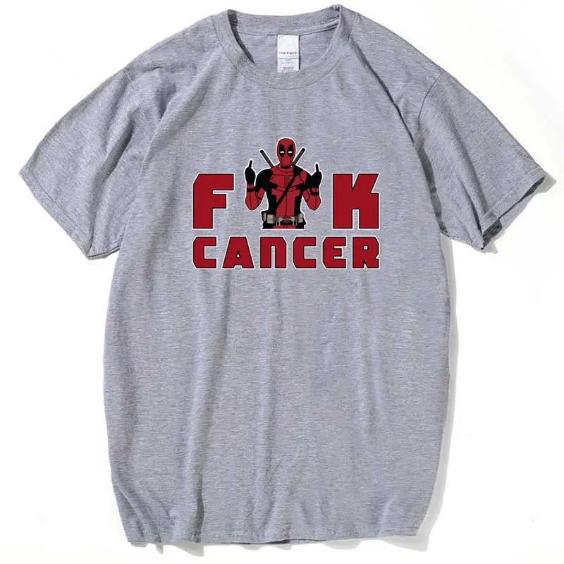 2017 Anime Tshirts Deadpool Funk Cancer T-Shirt P**K Rap Alternative Rock And Roll Games Tee Letter Rocker Clothing 3Xl 1