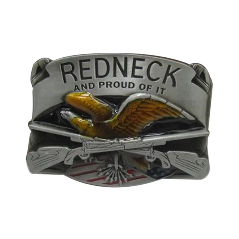Mens Luxury Brand Designer Cowboys Belt Buckle Meatl Redneck And Proud Od It Eagle Buckles Diy Belt New Year Gifts Free Shipping 1