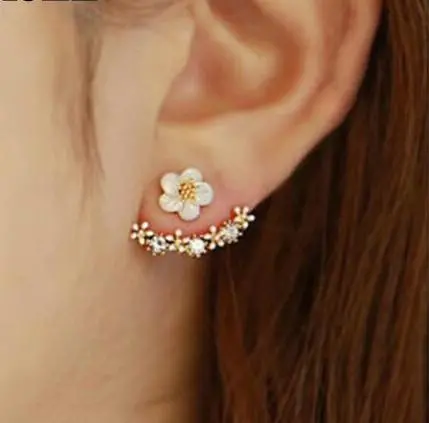 Cute Cherry Blossoms Flower Stud Earrings 1