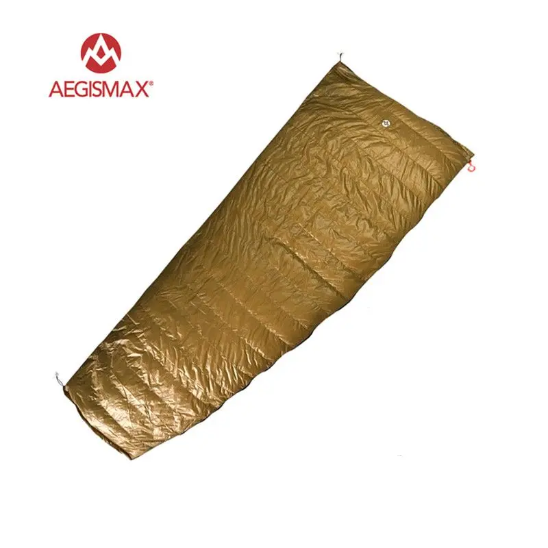 Aegismax Outdoor Envelope 95% White Goose Down Sleeping Bag Camping Hiking Equipment Fp800 M L 1