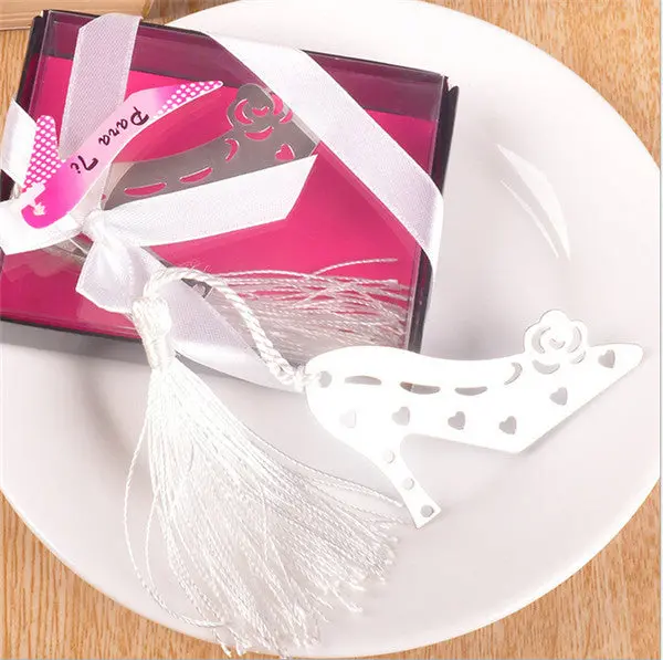 Metal Bookmark With Tassel Book Markers Wedding Souvenirs Baby Shower Party Favors With Gifts Box Packaging 23 Designs 22