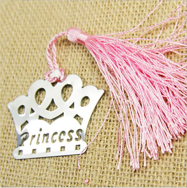 Metal Bookmark With Tassel Book Markers Wedding Souvenirs Baby Shower Party Favors With Gifts Box Packaging 23 Designs 13