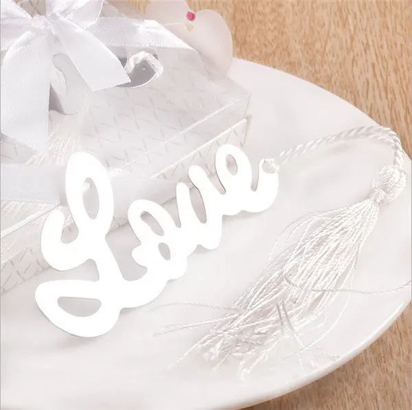 Metal Bookmark With Tassel Book Markers Wedding Souvenirs Baby Shower Party Favors With Gifts Box Packaging 23 Designs 9