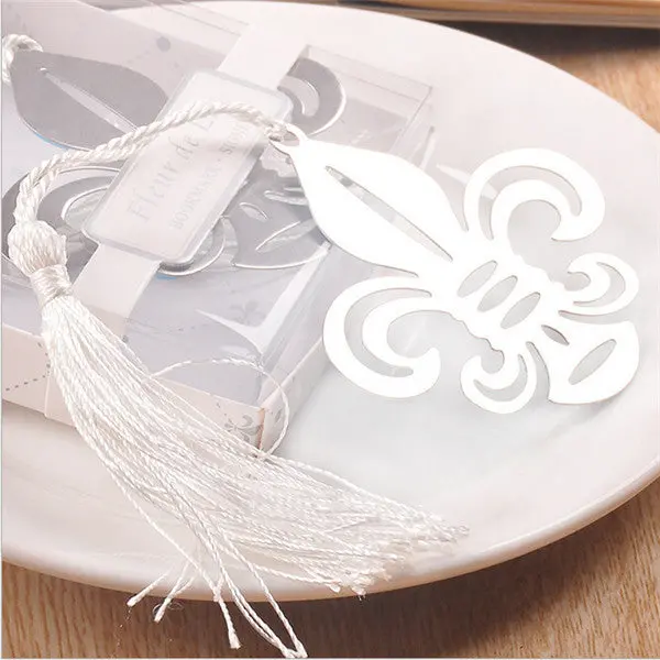 Metal Bookmark With Tassel Book Markers Wedding Souvenirs Baby Shower Party Favors With Gifts Box Packaging 23 Designs 8