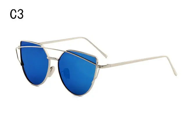 Xiesiqing Sunglasses Women Brand Gradient Ocean Lens Cat Eye Sunglasses Ladies Alloy Full Frame Sun Glasses Oculos De Sol Uv400 3
