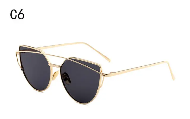 Xiesiqing Sunglasses Women Brand Gradient Ocean Lens Cat Eye Sunglasses Ladies Alloy Full Frame Sun Glasses Oculos De Sol Uv400 6